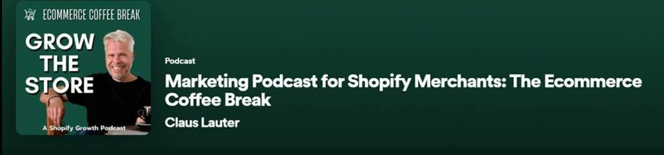 Shopify Podcast, Ecommerce Coffee Break