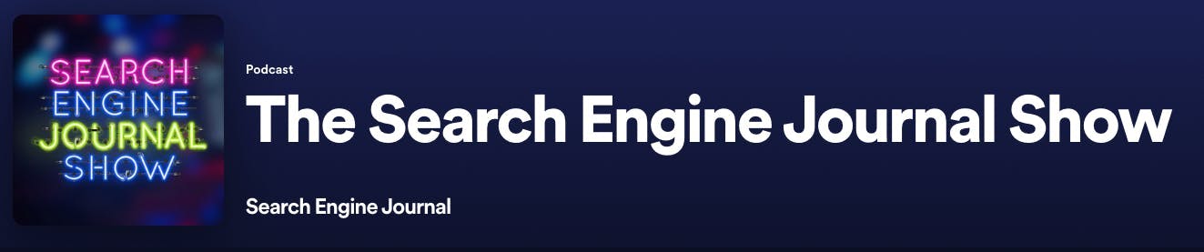 SEO podcast. The Search engine journal show