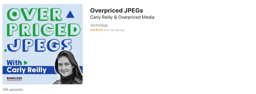 Tech podcast Overpriced JPEGs