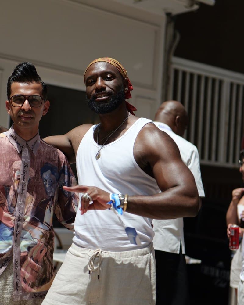 @derrickdowneyjr and @pommy27 at a Creator Culture Club event