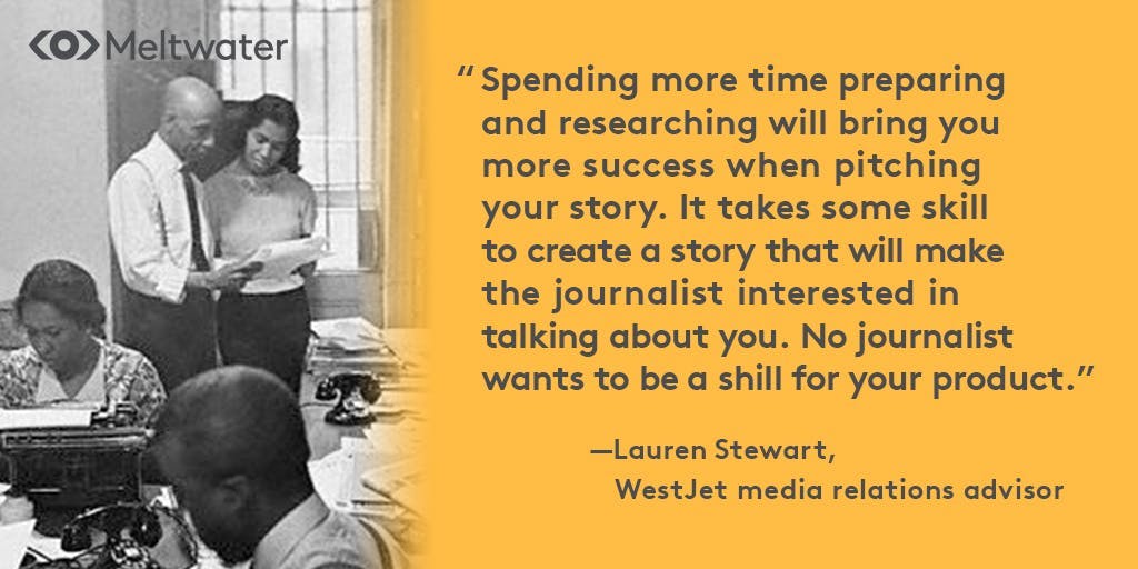 successful pitches to journalists lauren stewart