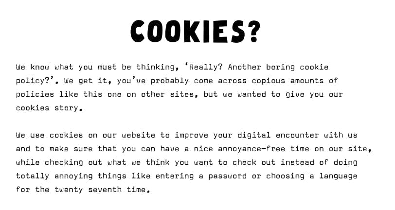 Cookie-Richtlinien von Oatly