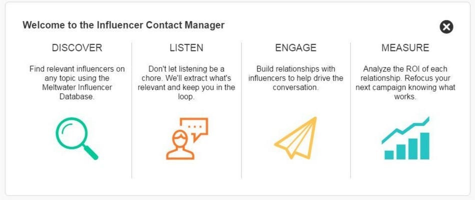 influencer contact management tool banner
