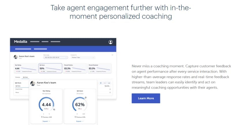 Medallia Agent Connect customer experience management tool