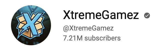 XtremeGamez Australian YouTube channel stats