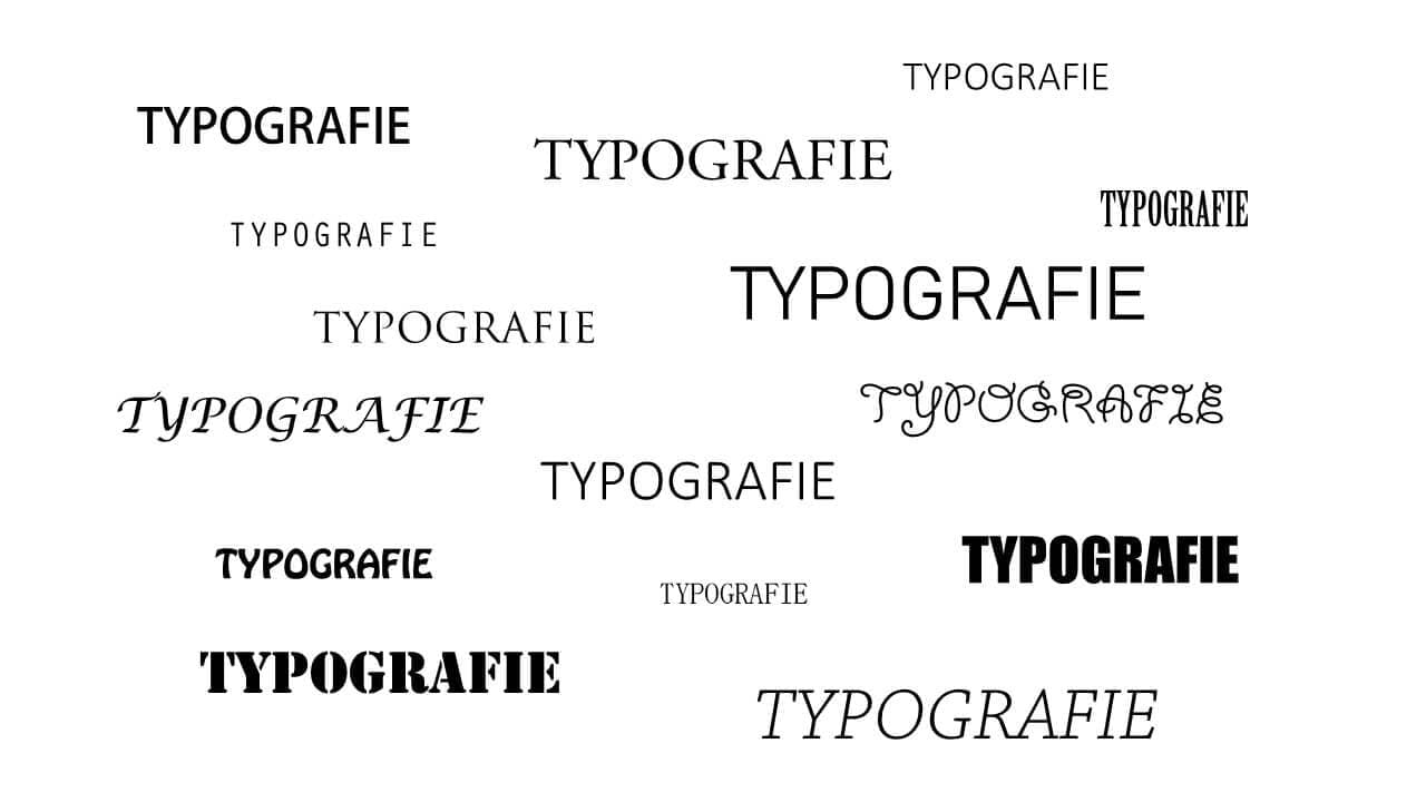 Typografie Arten