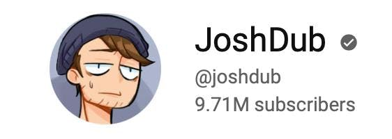 JoshDub Australian YouTube channel stats