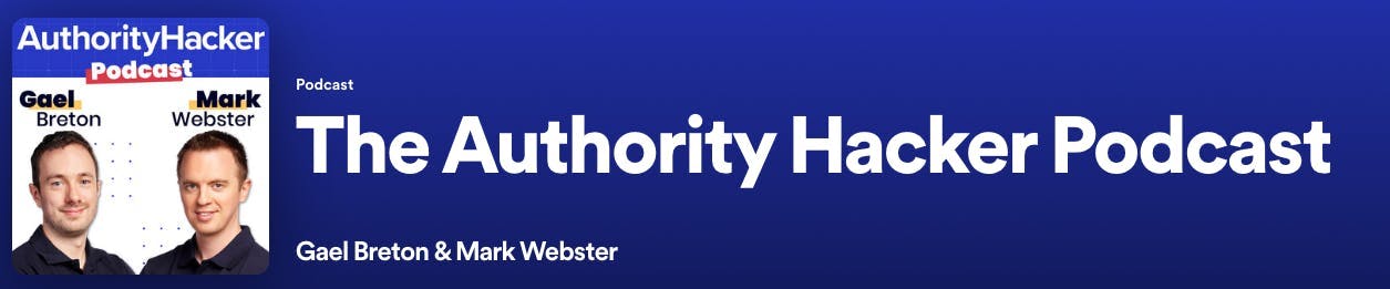 SEO podcast, The Authority Hacker Podcast