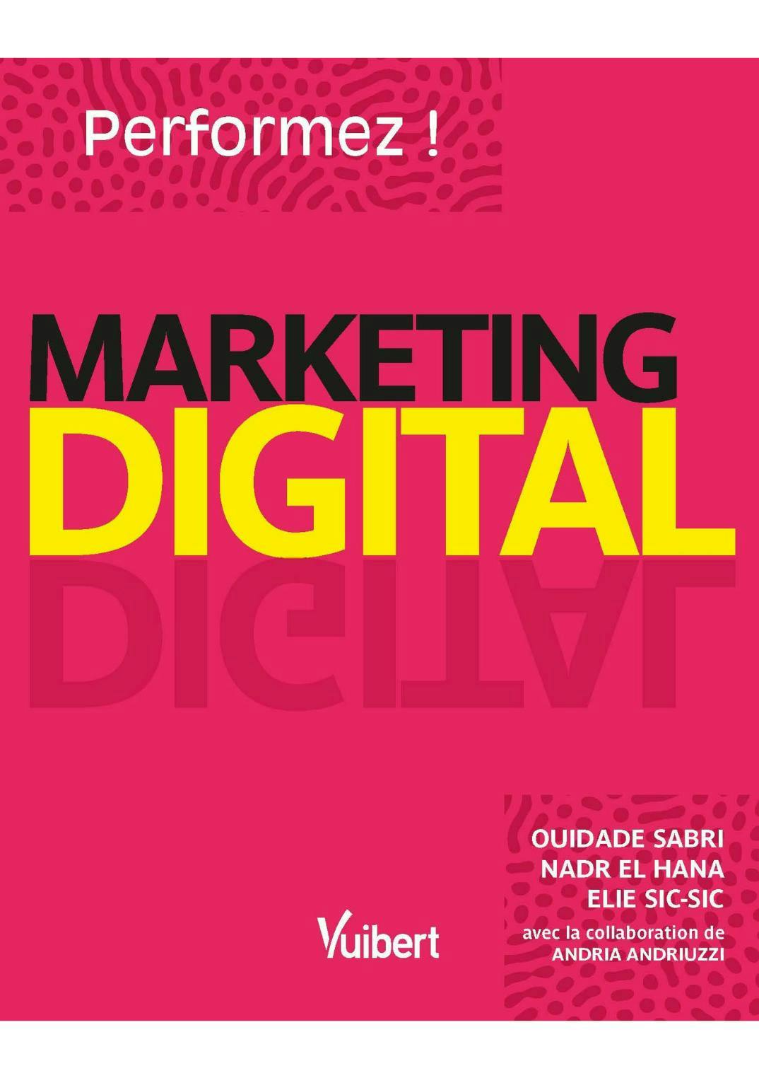 Couverture du livre - Performez ! Marketing digital 