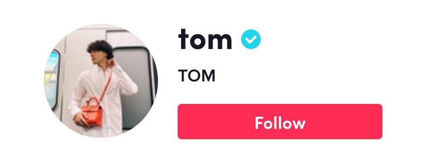 @tom Australian TikToker profile