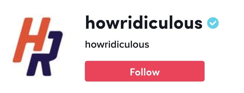@howridiculous Australian TikToker profile