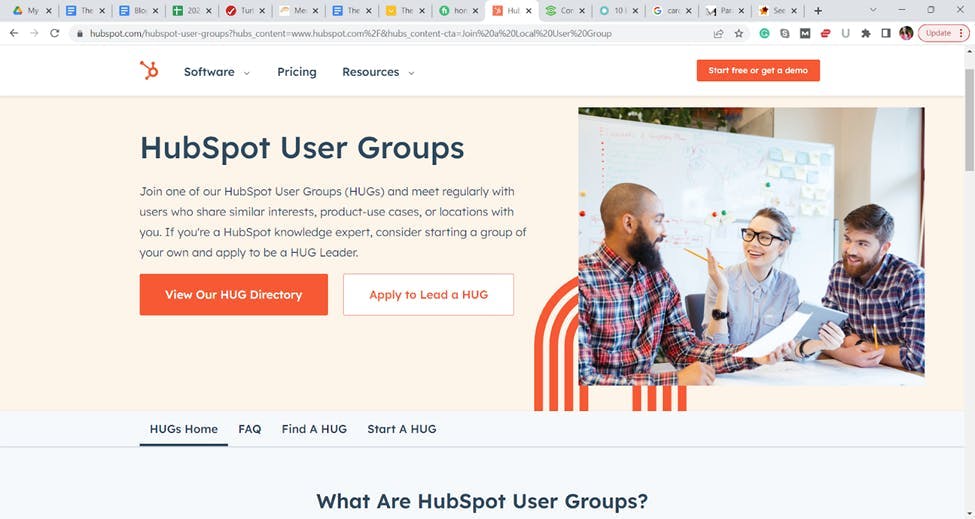 HubSpot user groups