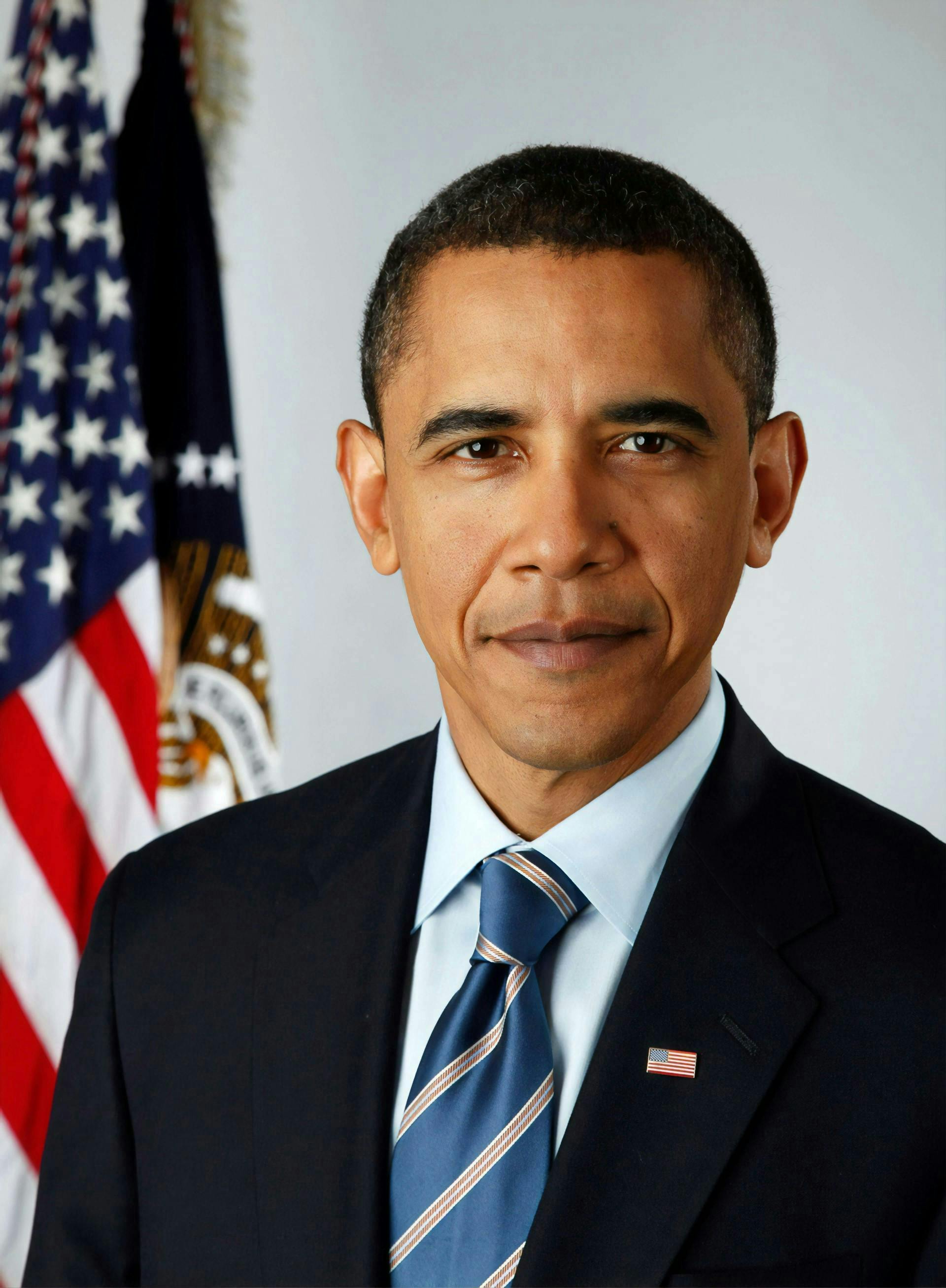 Een protret van Barack Obama, een man met een erg sterk personal brand
