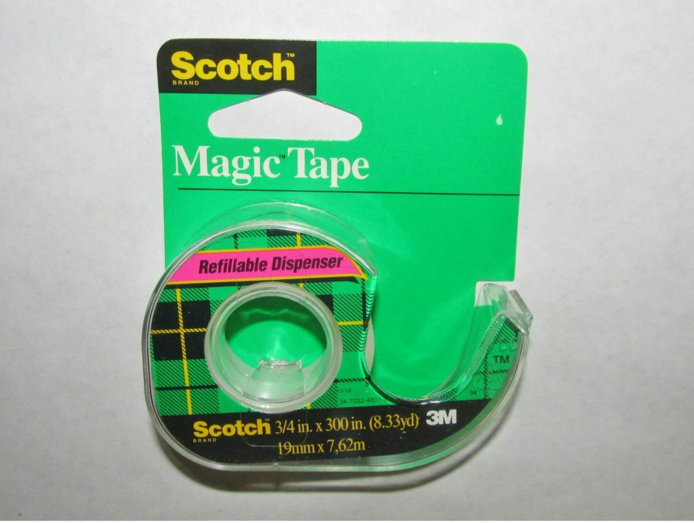 Scotch Magic Tape.