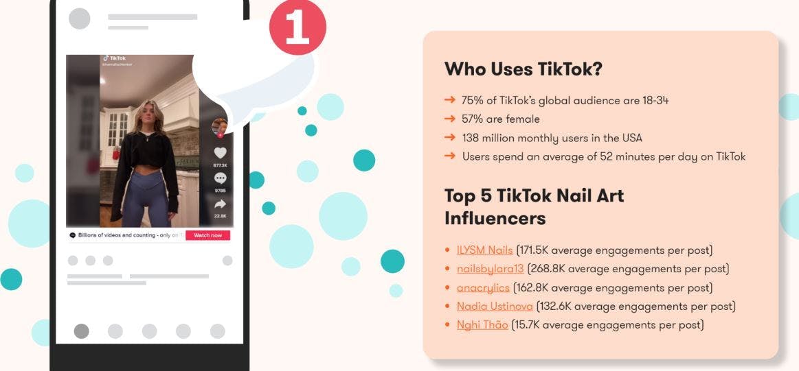 TikTok stats and tiktok profile on iphone