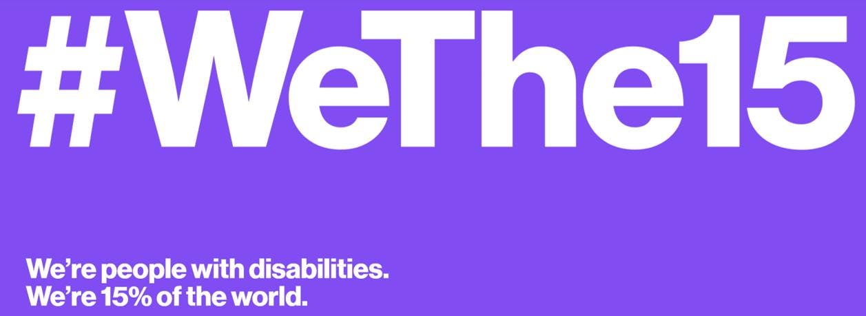 #WeThe15 Kommunikationskampagnenbanner für die Paralympischen Spiele