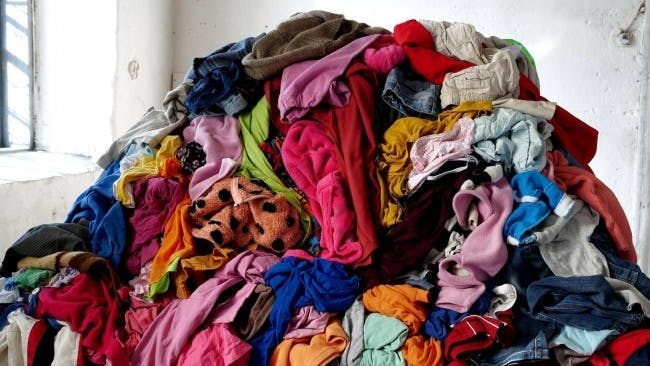 Photo of a pile of clothing