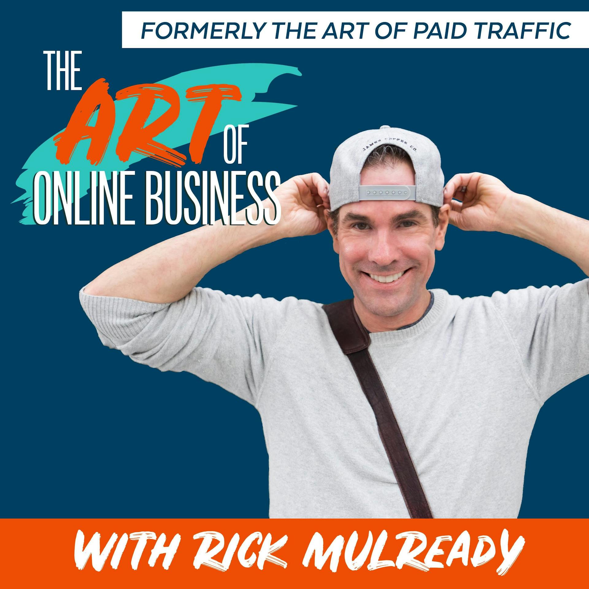 The Art of Online Business marketing podcast banner