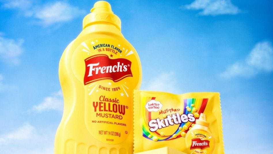 French's Mustard-flavored skittles