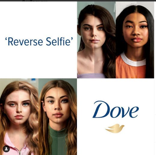Dove "Reverse Selfie"Social-Media-Kampagne
