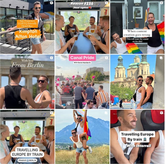Globetrotter Guys couple influencers Instagram feed