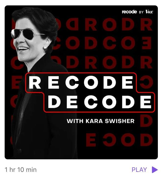 Recode Decode podcast