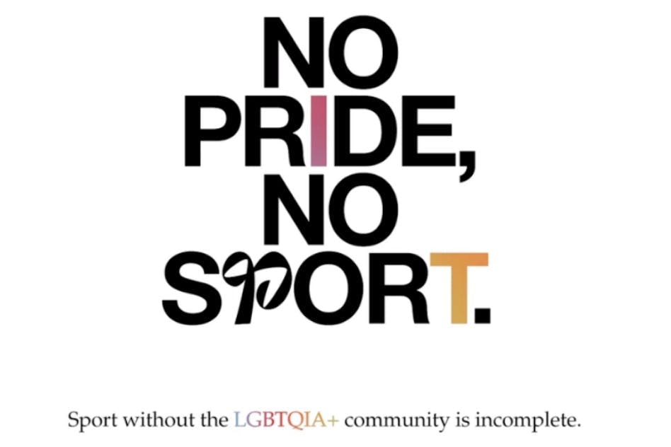 No pride, no sport campaign