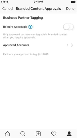 Step 3 of how to authorize influencers to tag your business on Instagram