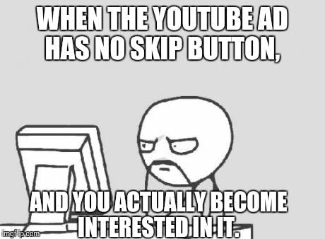 YouTube skip ad meme