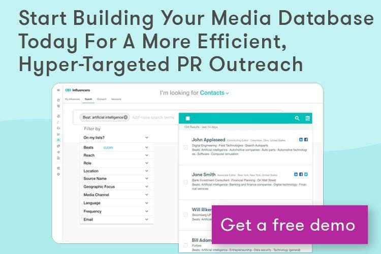 Start building your Media Database today for a more efficient, hyper-targeted PR Outreach Banner Meltwater