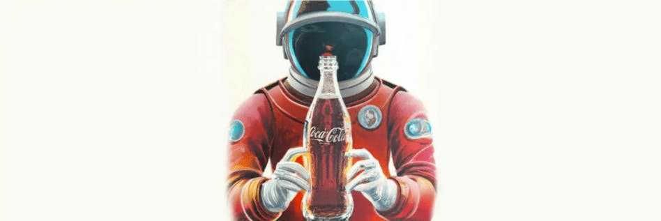 Coca Colas Astronauten PR-Kampagne