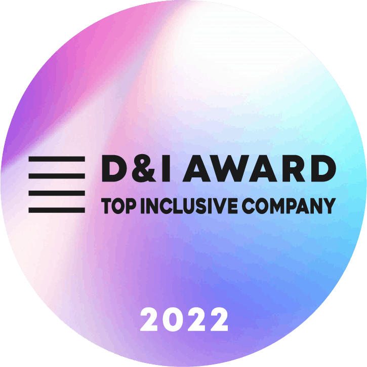 D&I award Top Inclusive Company logo