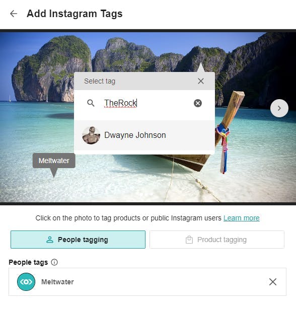 Engage: Publish - People Tagging in Images for Instagram Posts