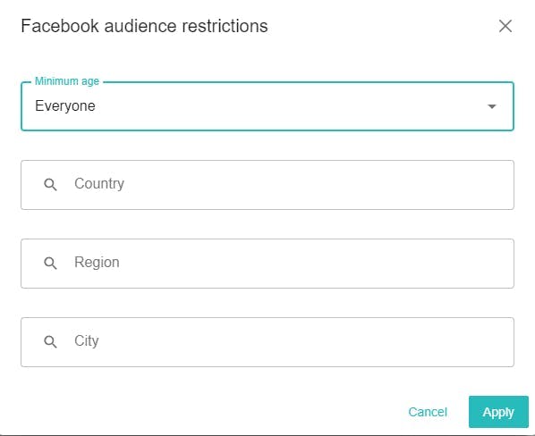 Meltwater Engage Screenshot Facebook & LinkedIn Audience Customization for Publishing