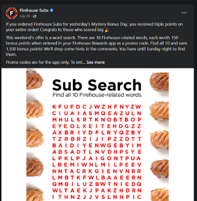 Sub search word puzzle.